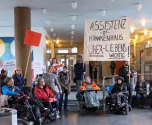 2017 - Besetzung Foyer im Rathaus Kreuzberg